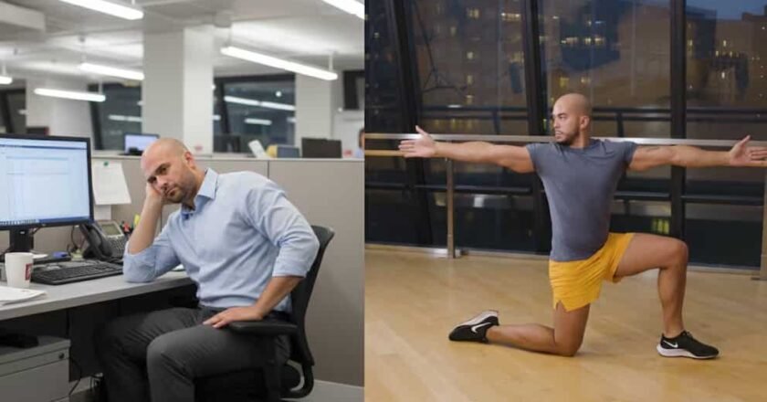 Cuatro estiramientos sencillos mejoran la movilidad de la espalda en personas sedentarias