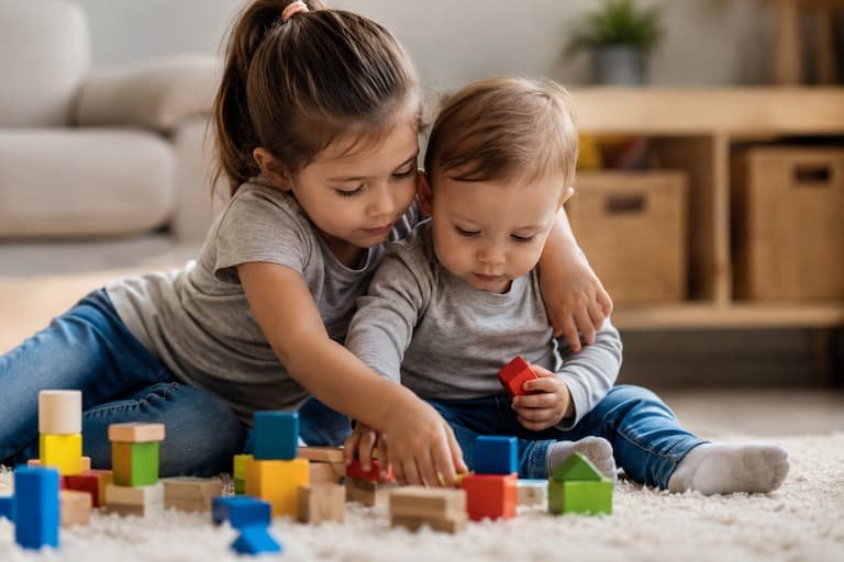Cuidar hermanos pequeños puede fortalecer la madurez emocional