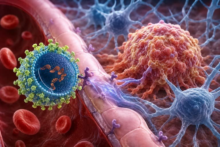 Nanopartículas con manosa frenan el glioblastoma en ratones