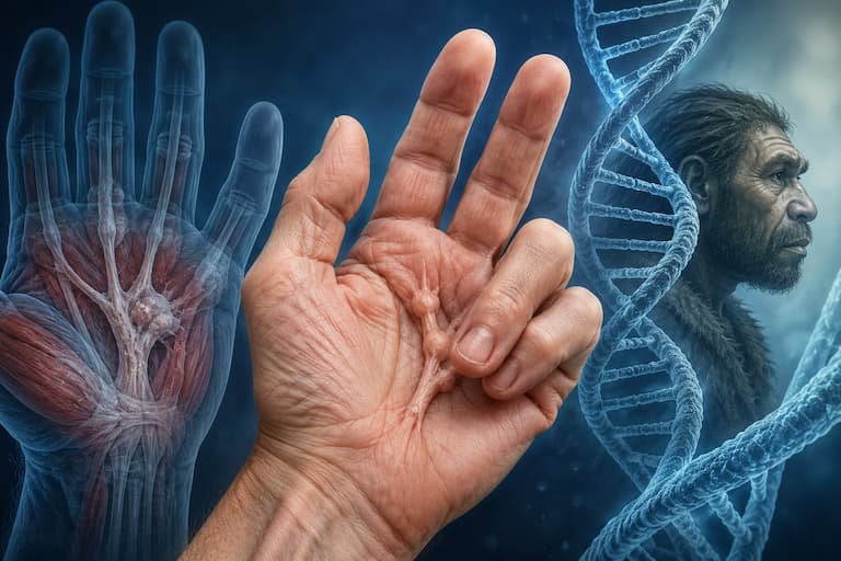 La enfermedad de Dupuytren y su vínculo con el ADN neandertal