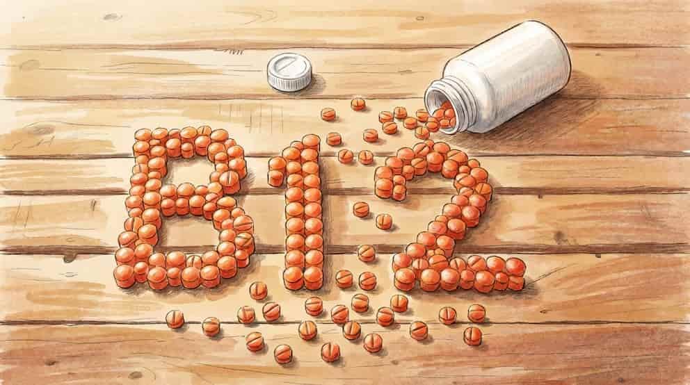 Por qué disminuye la absorción de vitamina B12 después de los 50
