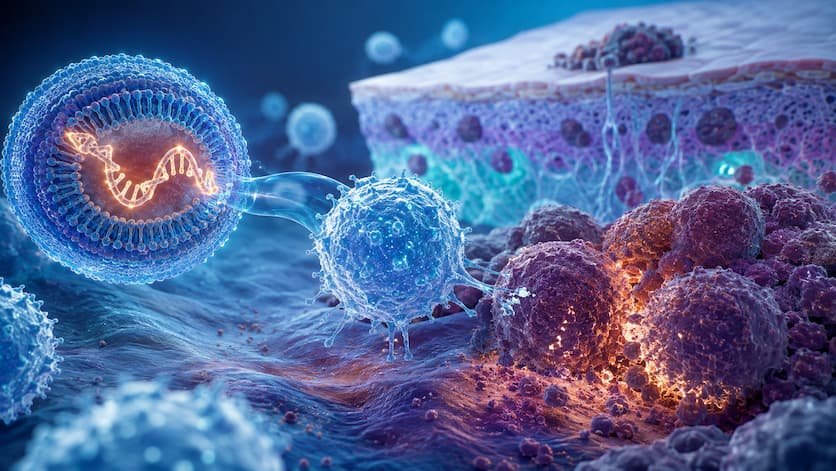Vacuna personalizada de ARNm mejora el control del melanoma