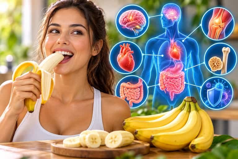 Banana diaria: qué aporta al cuerpo y cuándo conviene moderarla