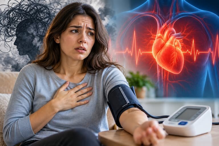Ansiedad y presión arterial: por qué pueden confundirse