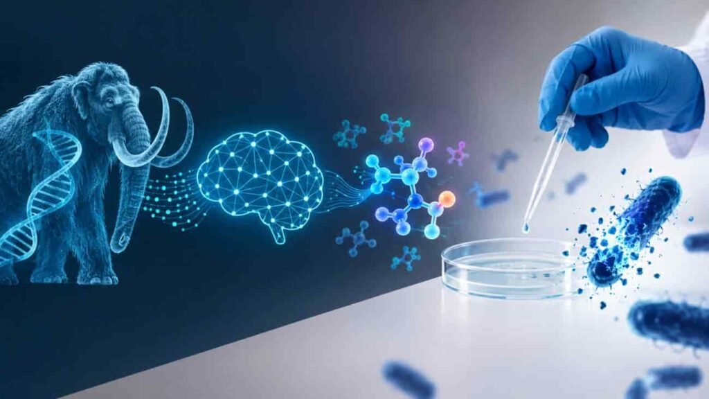 La IA busca futuros antibióticos en moléculas de especies extintas