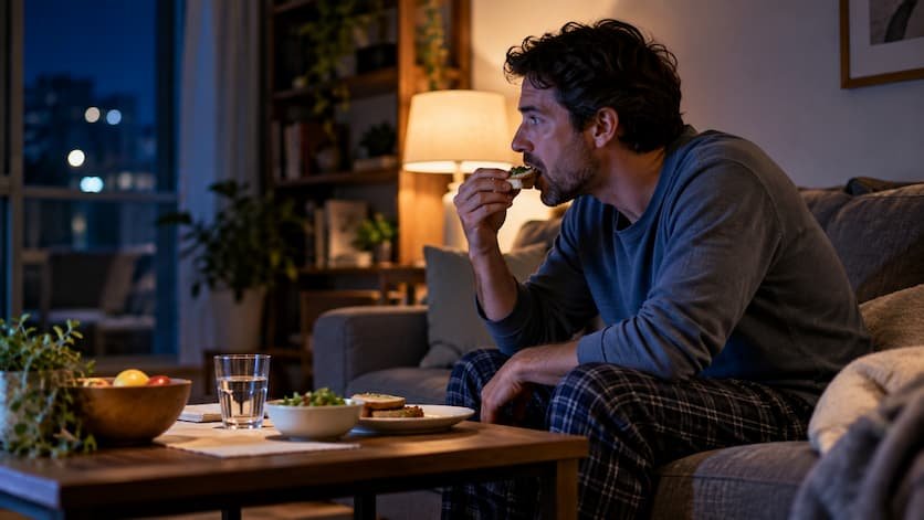 Comer tarde por la noche se vincula con mayor riesgo de enfermedad hepática