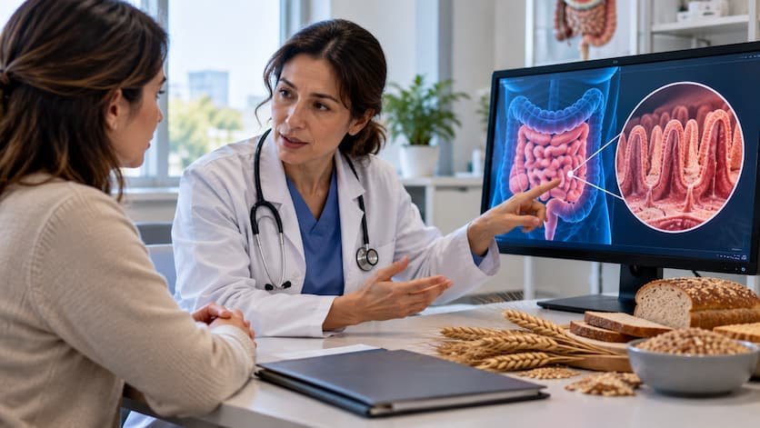 Un fármaco experimental reduce el daño intestinal por gluten