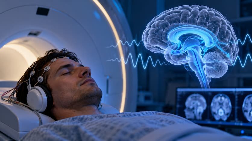 Estimulación sonora durante el sueño aumenta el flujo cerebral