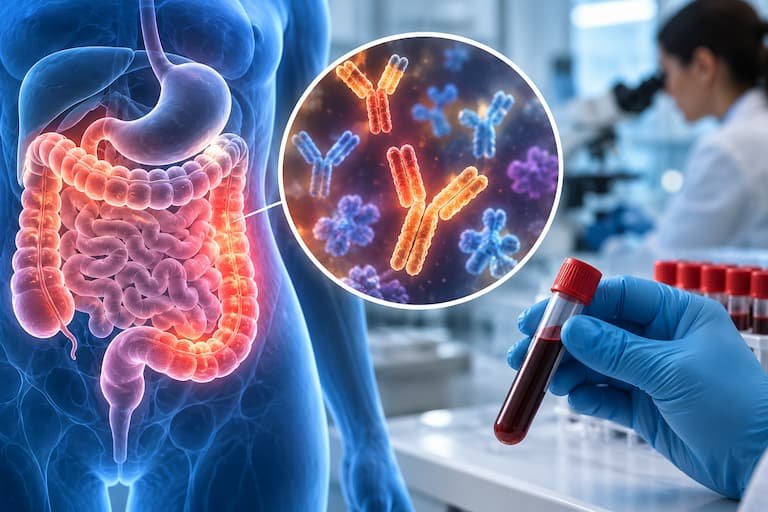 Detectan señales inmunitarias de enfermedad intestinal una década antes